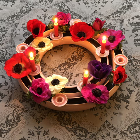 candle holder for Flower vase ring HB 209 | Decor 055