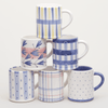 Coffee mug Set Fayence 6 pcs HB 526 HB 526 | Decor 999