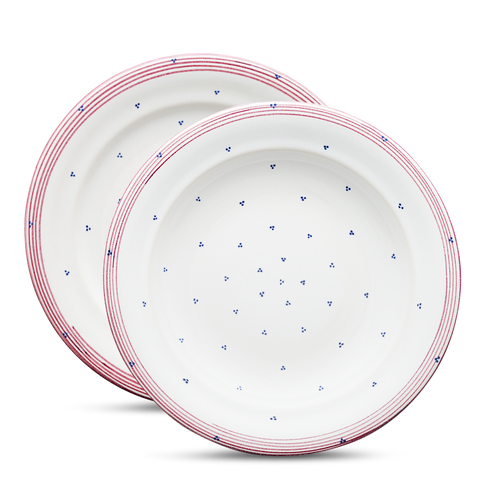 Soup plate set 2 pcs HB 223 | Decor 043